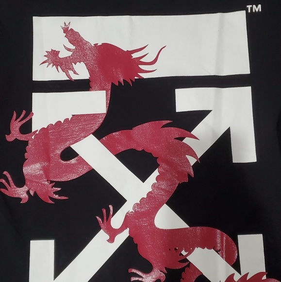 Off White Dragon Tee - Picture 3 of 5